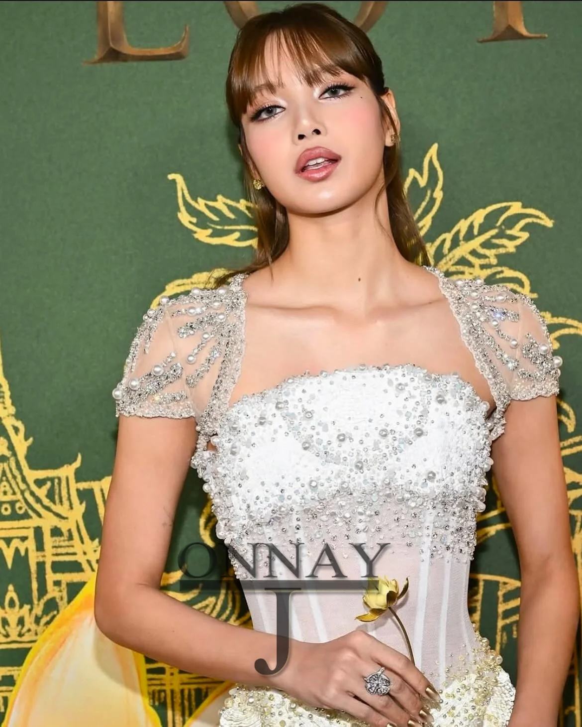 Customized Elegant Yellow Pearls Maxi Evening Dresses Chiffon Women Dubai Saudi Vestidos De Fiesta Formal Party Bespoke Gown image 3