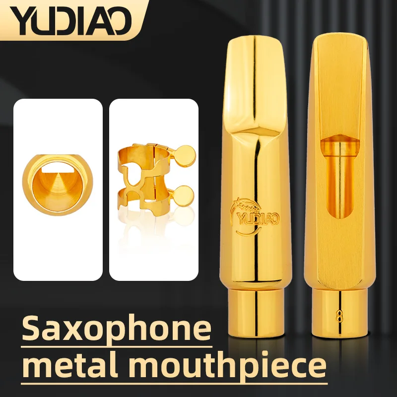 

Yudiao Eb Key Alto Bb тенор-саксофон популярный джазовый профессиональный металлический колпачок для мундштука