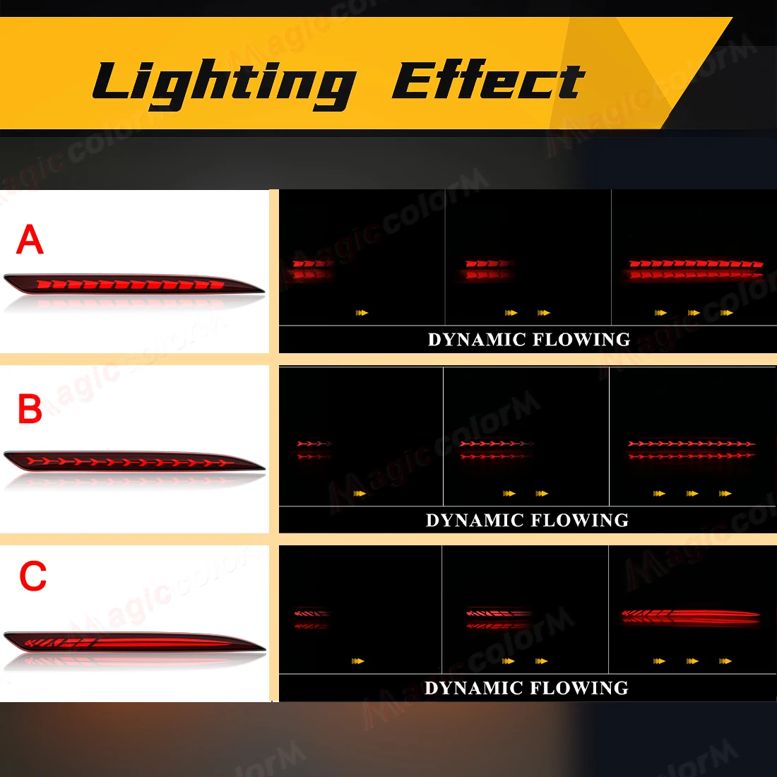 لجيلي Coolray Proton X50 2018 2019 2020 2021 مانع صدمات خلفي للسيارة عاكس أضواء الخلفية القيادة الديناميكية بدوره إشارة مصابيح الفرامل #3