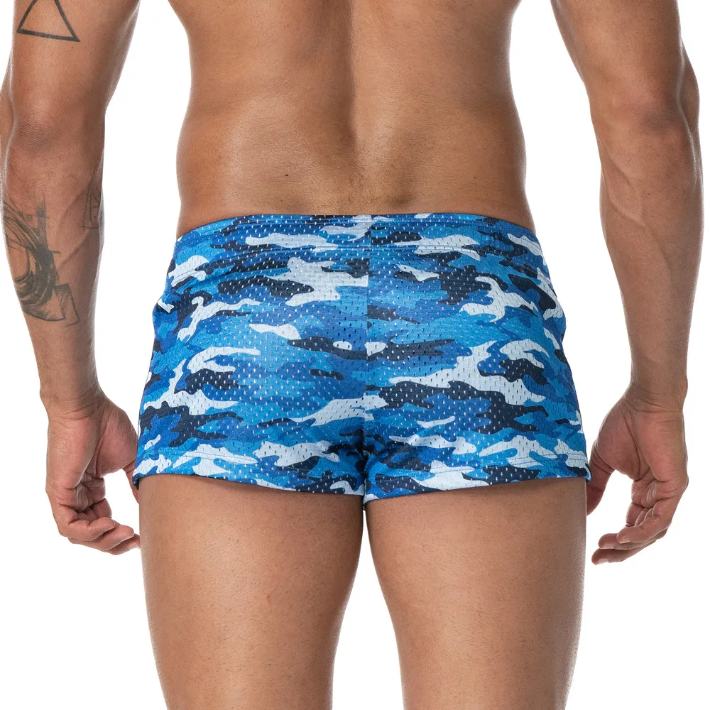 AIMPACT-Short de course athlétique pour homme, camouflage d\'entraînement, short décontracté, entrejambe de 3 pouces