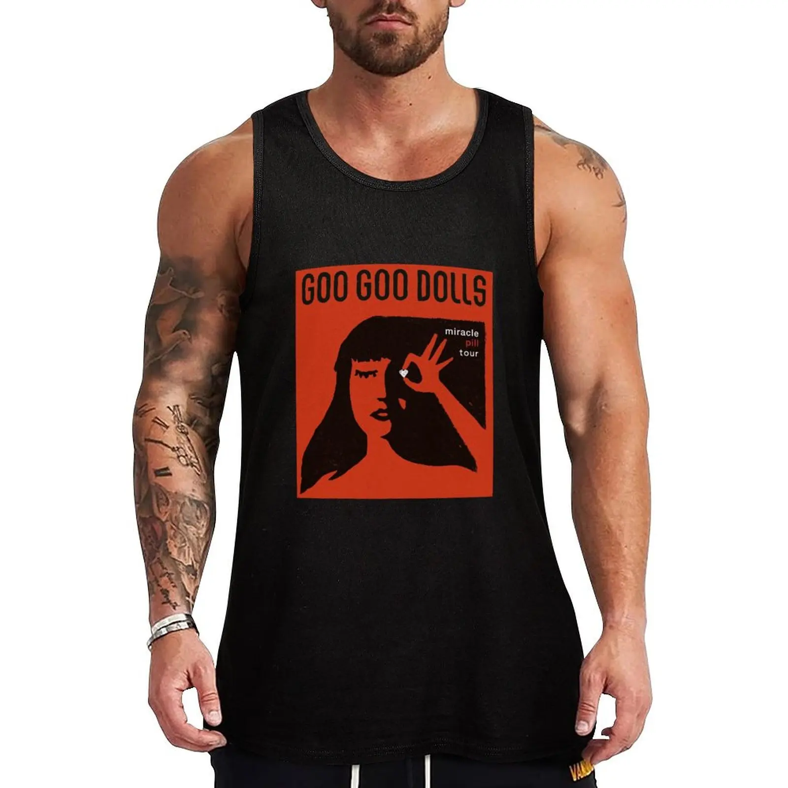 

That Goo Goo Goo Pill miracle for medicine Dolls Tank Top Simple Solid Tank Top Sleeveless Casual Daily Shirt