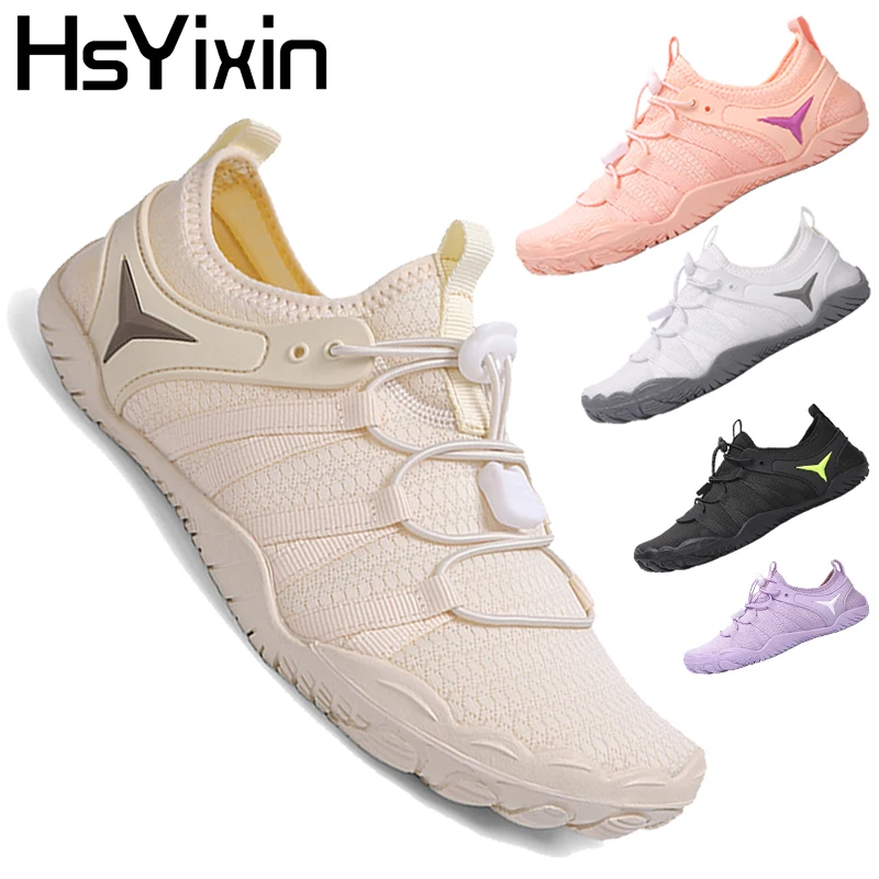 Men's Women's Water Shoes New Wading Swimming Barefoot Five Fingers Aqua Shoes Beach Seaside, Gym Running Fishing Yoga Shoes