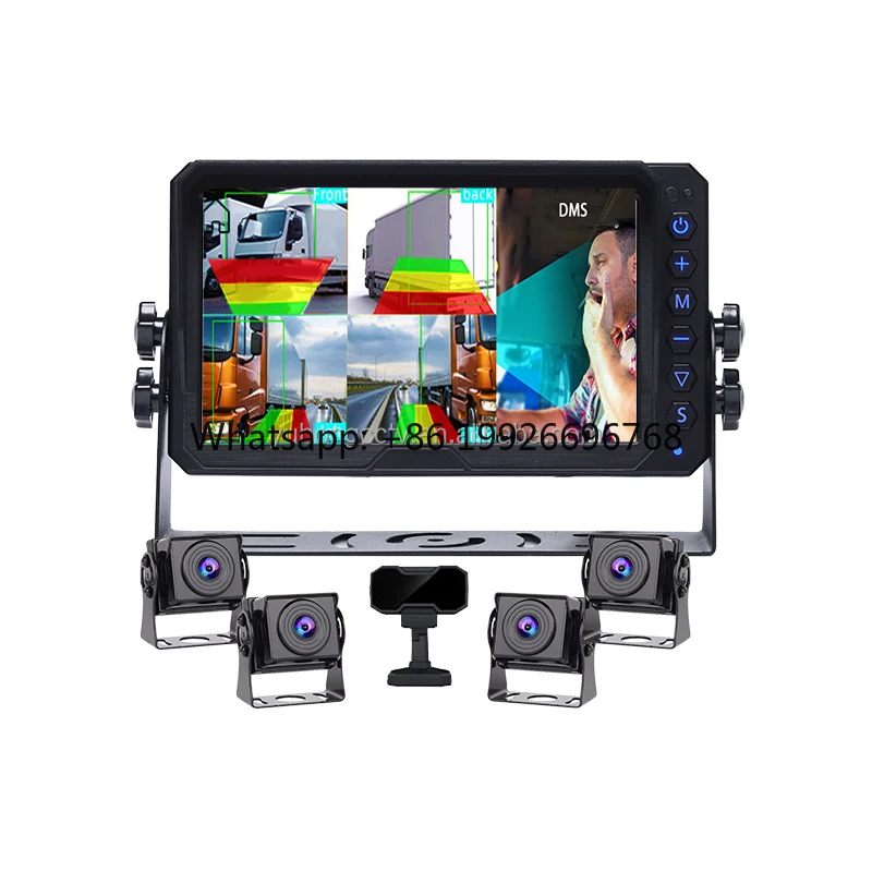 

7 Inch Truck BSD Blind Spot Detection System DSM Safety Driving Monitoring System