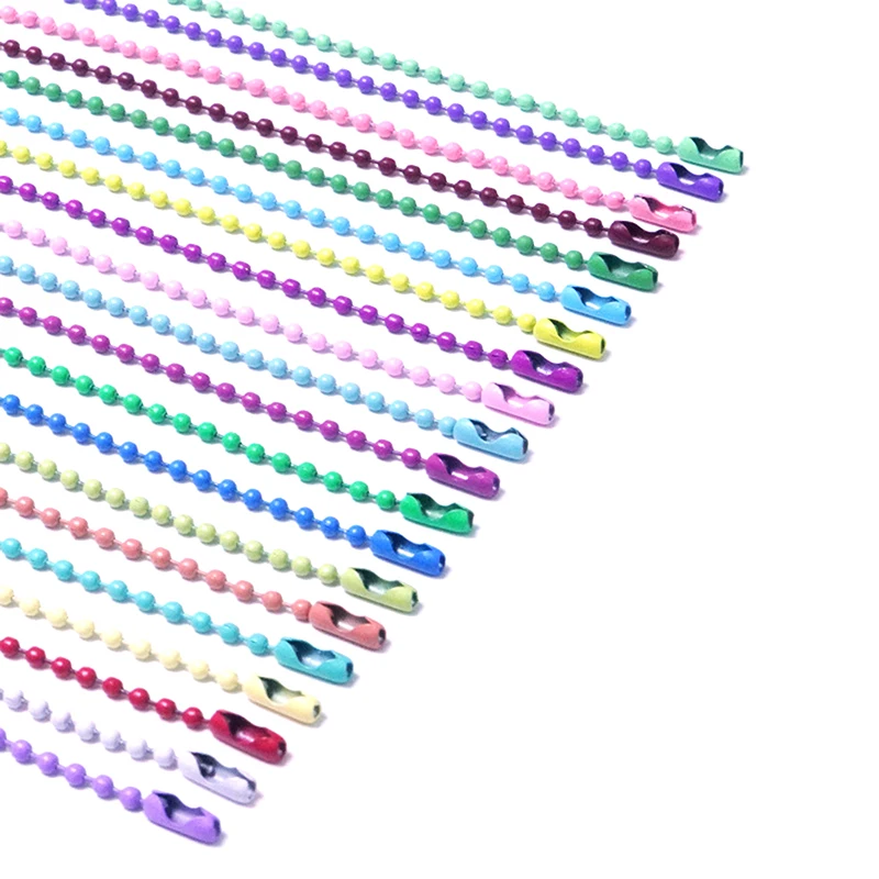 100 Stück 10cm Kugelketten passend für Schlüsselanhänger/Puppen/Etiketten-Verbinder für DIY-Armband-Schmuckherstellung Zubehör – Detail 6