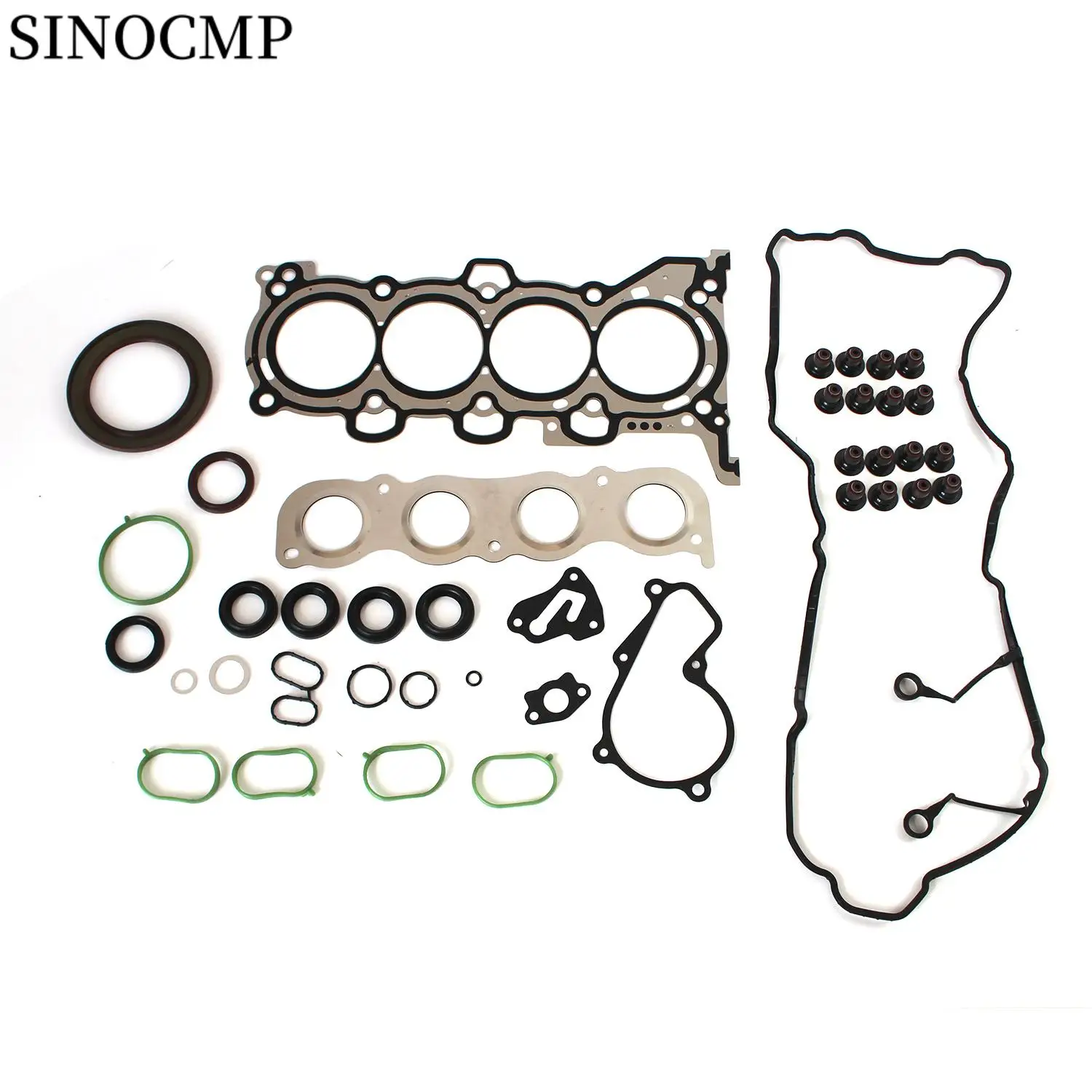 

G4NH 2.0 Комплект прокладок для капитального ремонта двигателя для Hyundai Elantra Kona Tucson Veloster 2015-2024 гг. Полный комплект прокладок для износа Seltos Soul