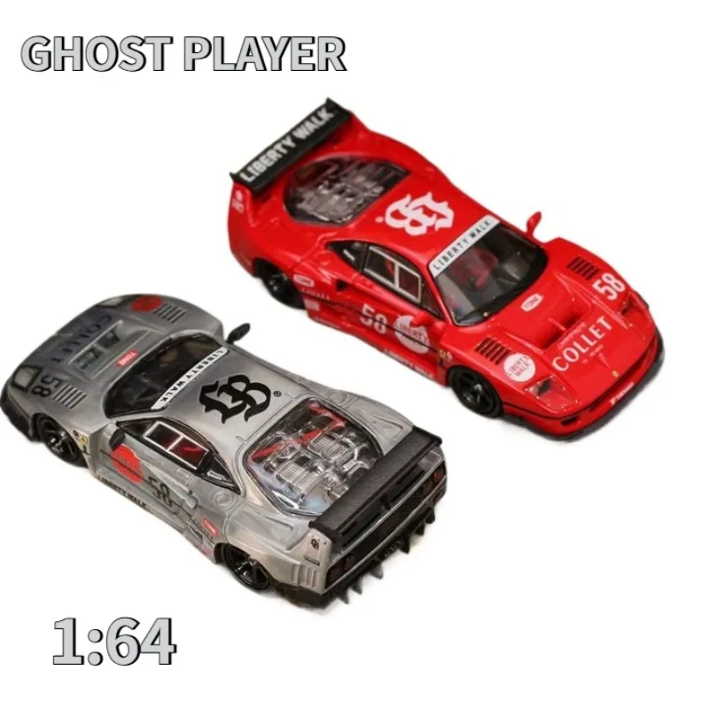 GHOST PLAYER 1:64 F40 LBWK Customized Die Casting Alloy Car Model Adult Collection Ornament