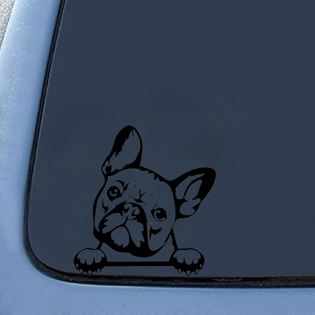 

Креативная виниловая наклейка с французским бульдогом для автомобилей, мотоциклов, грузовиков, фургонов, ноутбуков, стаканов для воды, окон, стекла, стен