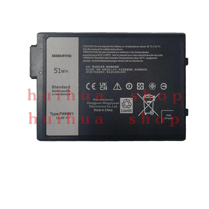 

For Dell 7WNW1 Laptop Battery For Dell Latitude 7424 5424 5420 Rugged DMF8C P85G