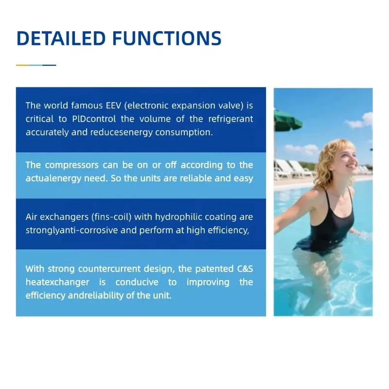 Xiangyin Pool Air Water Heat Pump Heating For House Swimming Pool