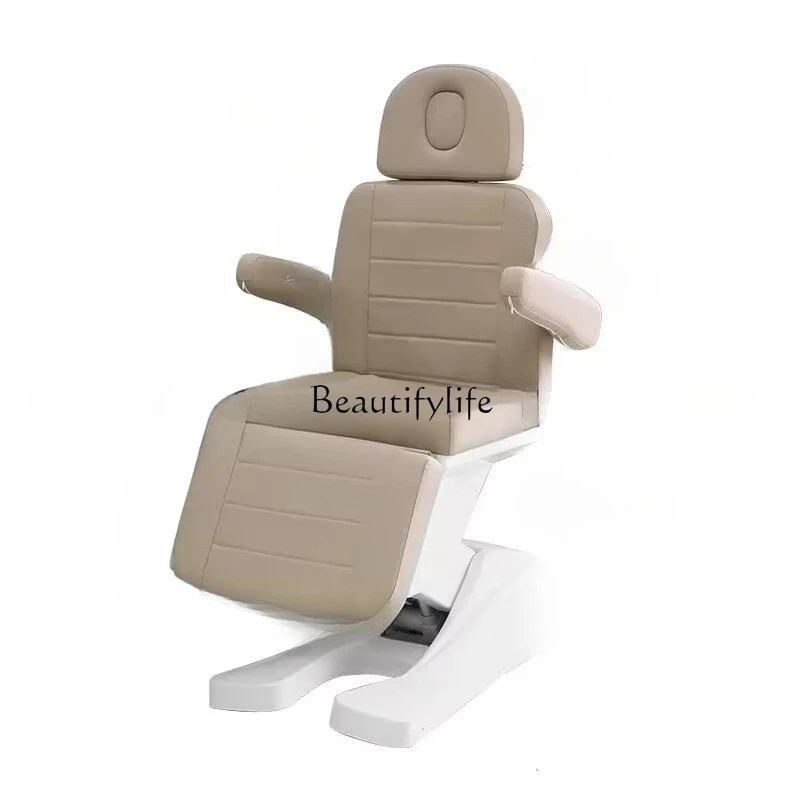 02*Elektrisches Beauty Tattoo besticktes Augenbrauen-Körperbett, minimal invasiver Hebestuhl