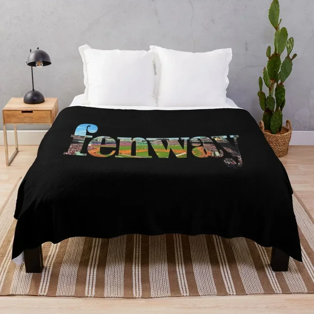 

Fenway Park Throw Blanket bed plaid Cute for winter Soft Beds Blankets
