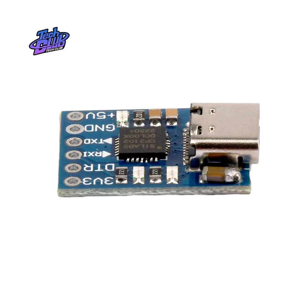 CP2102 MICRO Type-C USB to UART TTL Module 6Pin Serial Converter UART STC Replace FT232 Power Supply Accessories