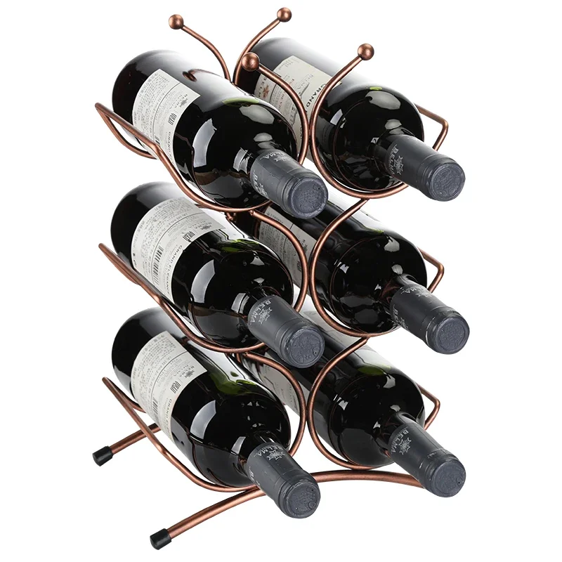 European-Style Wine Rack Decoration Minimalist Creative the Wine Bottle Shelf Wine Cabinet Decoration