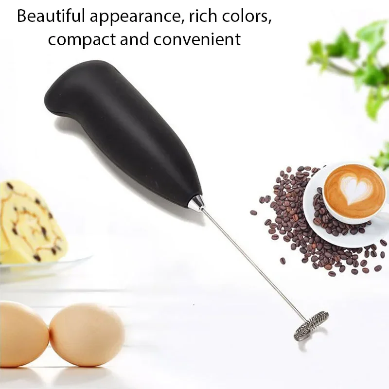 Electric Automatic Milk Frother for Cappuccino, Whisk Tool for Home Kitchen Coffee Chocolate