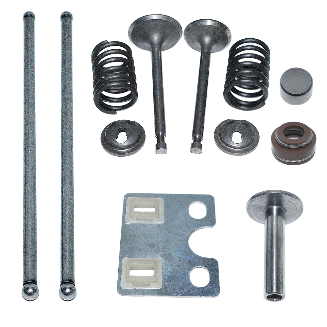 Einlass auslass Ventil Schubstange Frühling Kit für Honda GX390 GX340 188F 13HP 11HP Push Stange Guide Platte Gas Motor motor