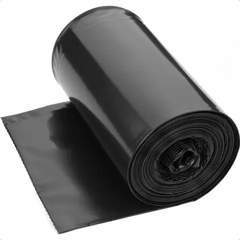 Kitchen Trash Bags 13 Gallon 20 Counts Flag Garbage Bags with No Flaps and No Ties 60cm80cm 16.8g pcs Unscented Black