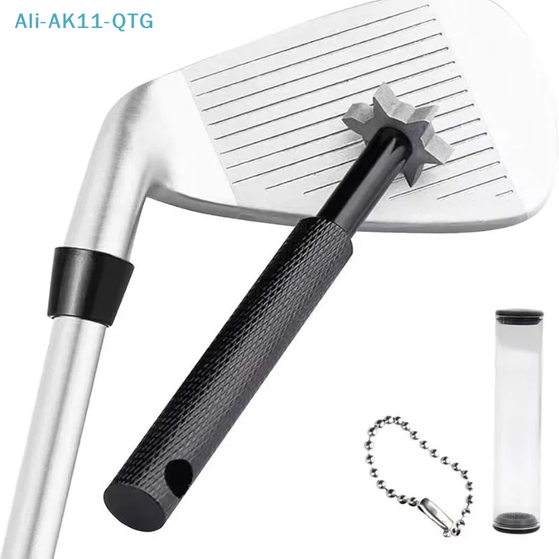 NUEVO Afilador de Golf, Herramienta para Afilar Ranuras de Palos de Golf, Afilador de Cabeza de Wedge de Aleación Resistente para Corte de Wedge