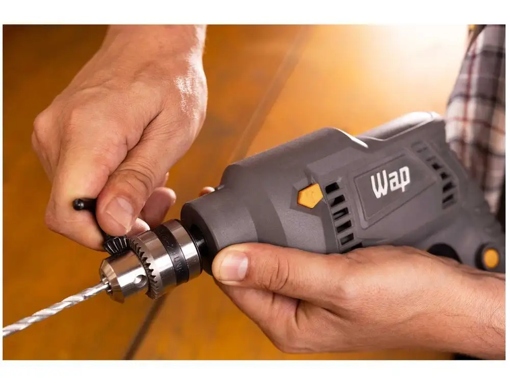 Wap 700W Impact Drill and Screw Machine with Case 12 Pieces WF 700K10