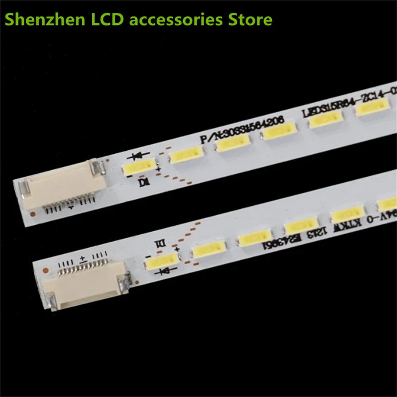 2Pieces/lot  FOR  L32A8A-A1 Haier LE32B90 LCD backlit lamp  30331564206 LED315R/L64-ZC14-01  64LED   360MM  100%NEW