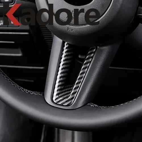 ملصق سيارة اكسسوارات التصميم عجلة القيادة الغطاء الواقي الكسوة لمازدا 3 M3 Axela 2019 2020 2021 2022 2023 2024 2025