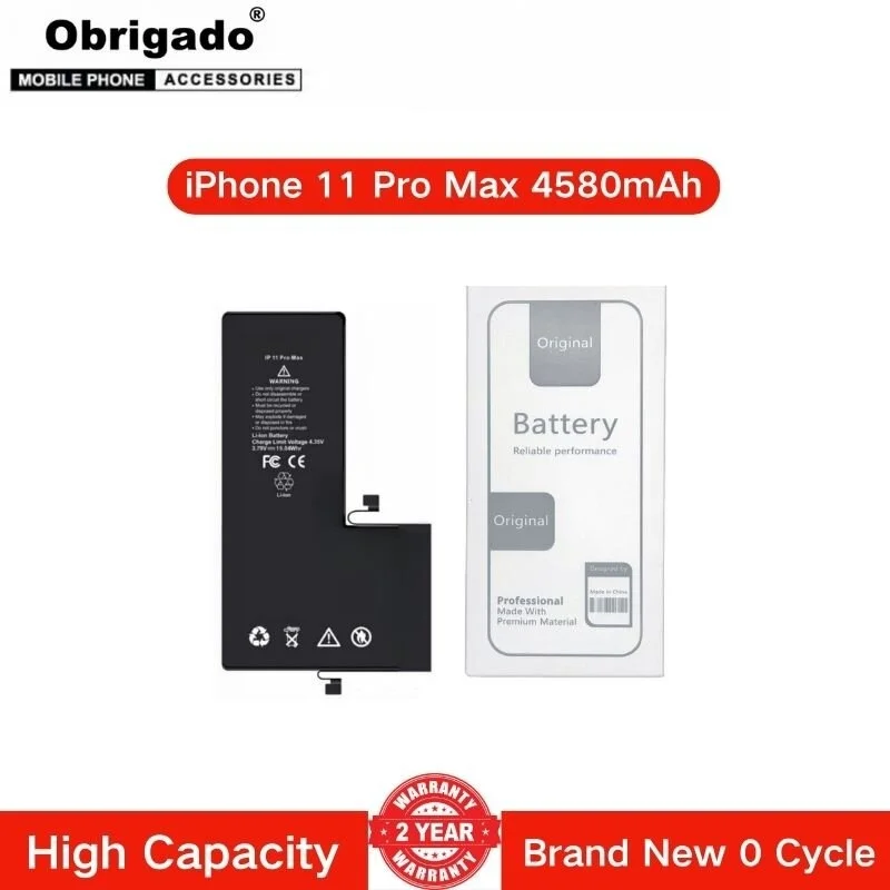 5pcs/ Original High Capacity Phone Battery For iPhone 6G 6SP 7 8P X XR XS Max 11 12 13 Pro 14 Plus 15 Pro Max Battery For Apple