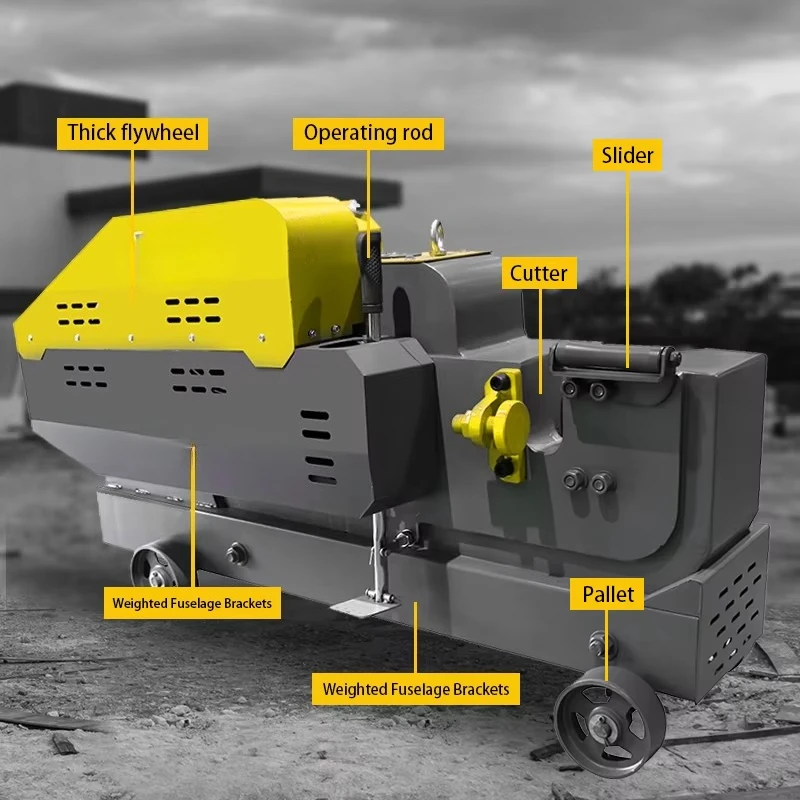 سعر المصنع 3 كيلو واط قاطع القضبان الفولاذية - آلة قطع حديد التسليح 380 فولت عالية الجودة