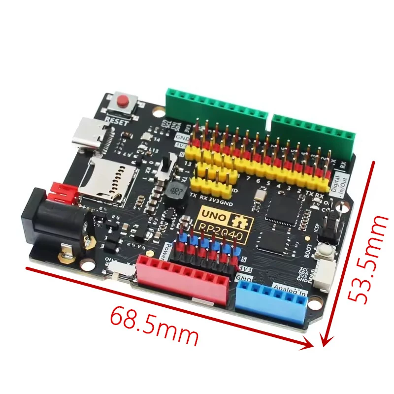 RP2040 Development Board Pico Core Board Dual-Core ARM Cortex M0+ Programming Learning Controller Type-C