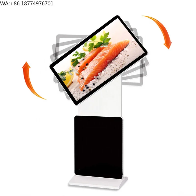 

43 49 55 65 Inch Free Standing Multi Touch 360 Degree Rotating Digital Signage Floor Stand Advertising Player Display