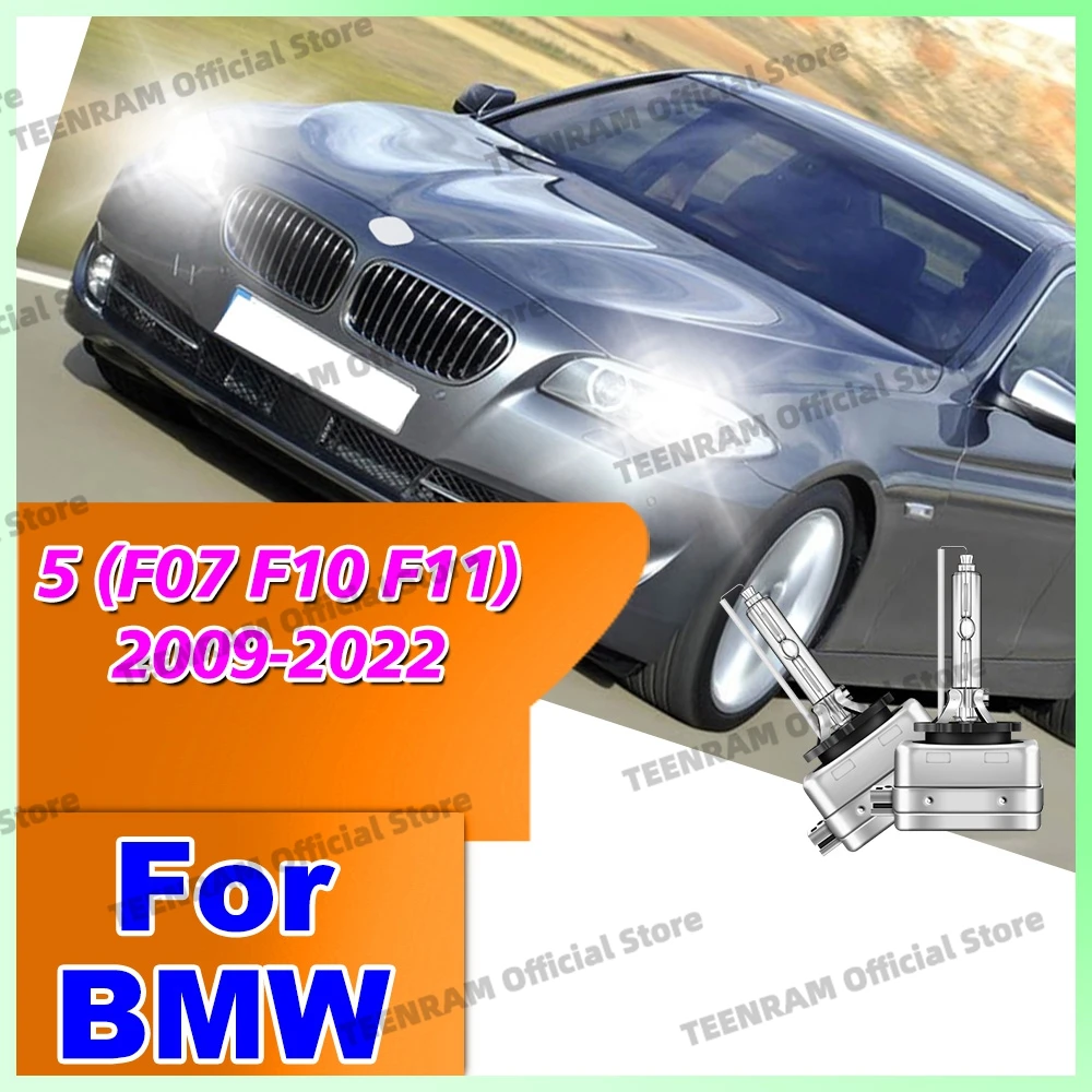 

2x For BMW 5 (F07 F10 F11) 2009 2010 2011-2022 Auto Headlight 6000K 8000K 10000K Head Lamp Bulbs Xenon HID D1S D1 DC 12V 35W