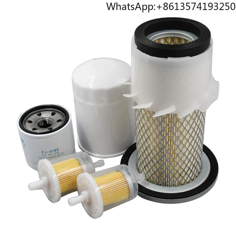 

Комплект фильтров, совместимый с газонокосилками Kubota G1700, G1800, G1900, G2000, GF1800