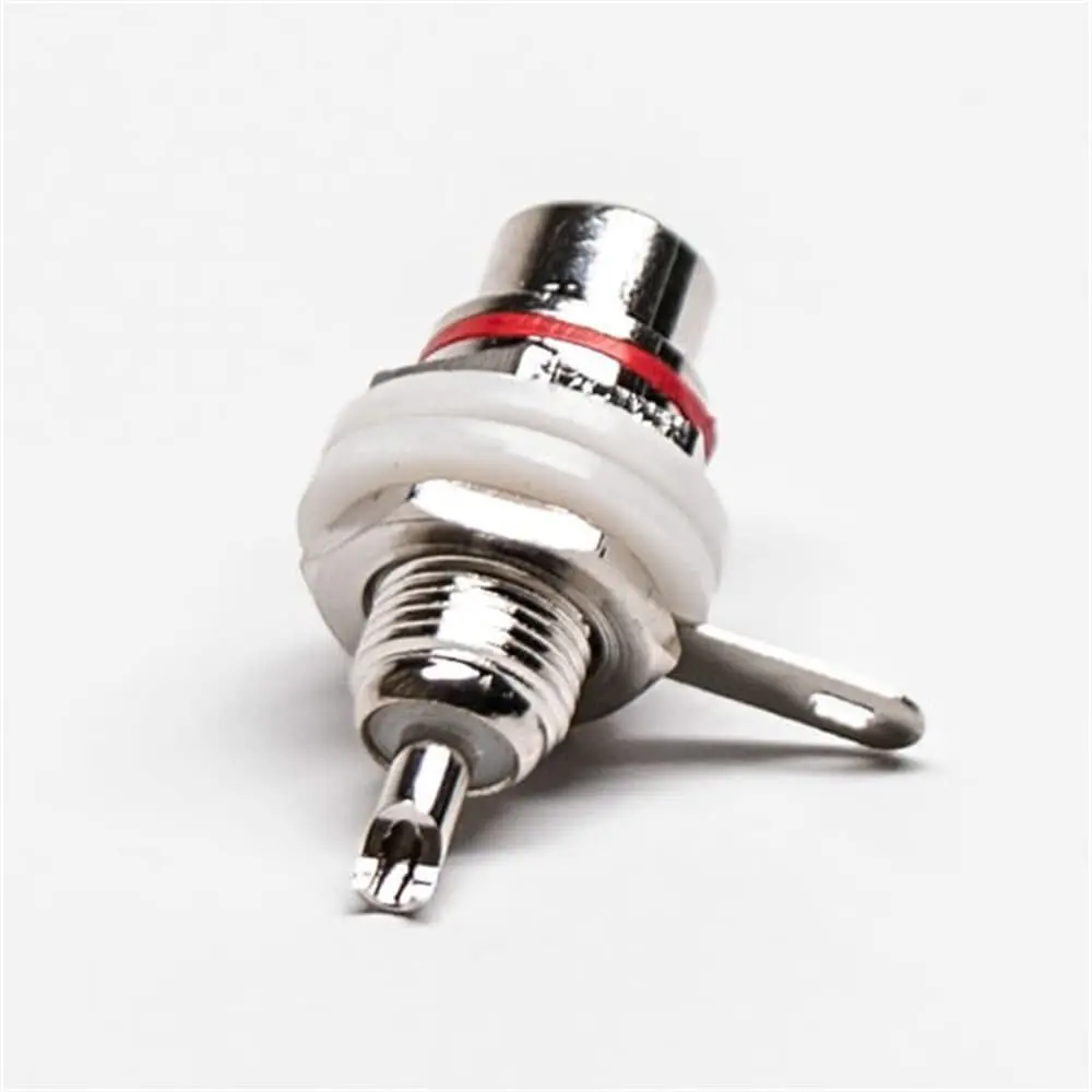 RCA Connector Jack Straight Push on Solder Type for Cable
