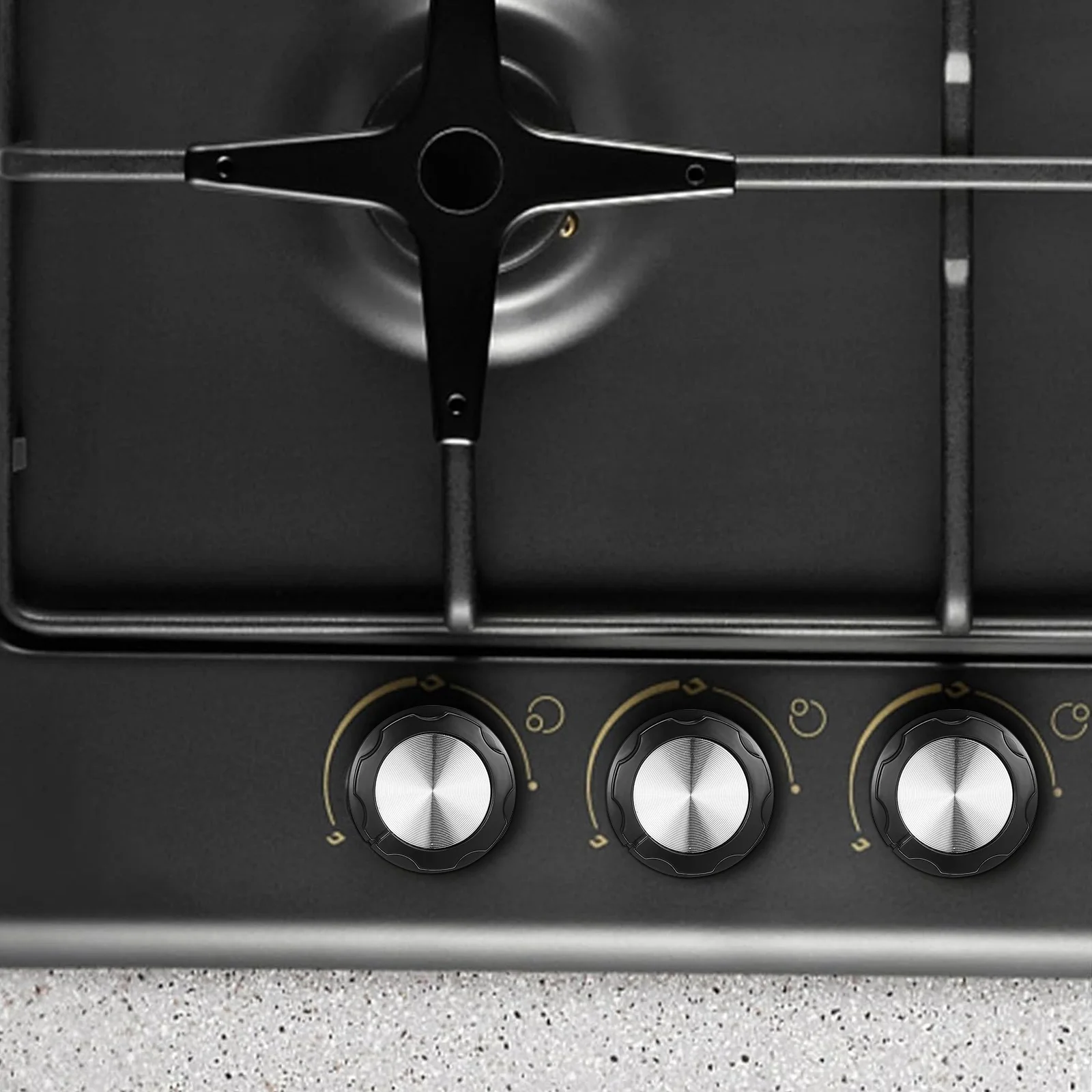 

4pcs Switch Button Electric Stove Knobs Burner Replacements Abs Cooktop Universal Oven Knobs Replacement Easy