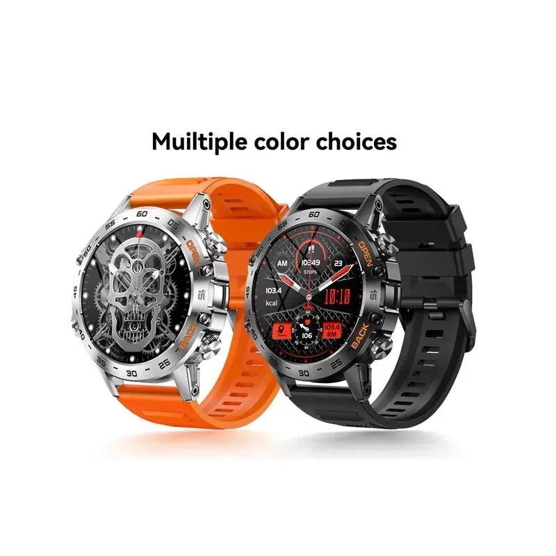 New Sports Smart Watch K52 400mAh Super Battery Blood Pressure Heart Rate Health Monitoring BT Calling Fitness Tracking Watch