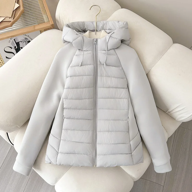 

Padded Clothes 2025 Slim-fit Hooded Padded Jacket Light Cotton Jacket Women's Padded Jacket