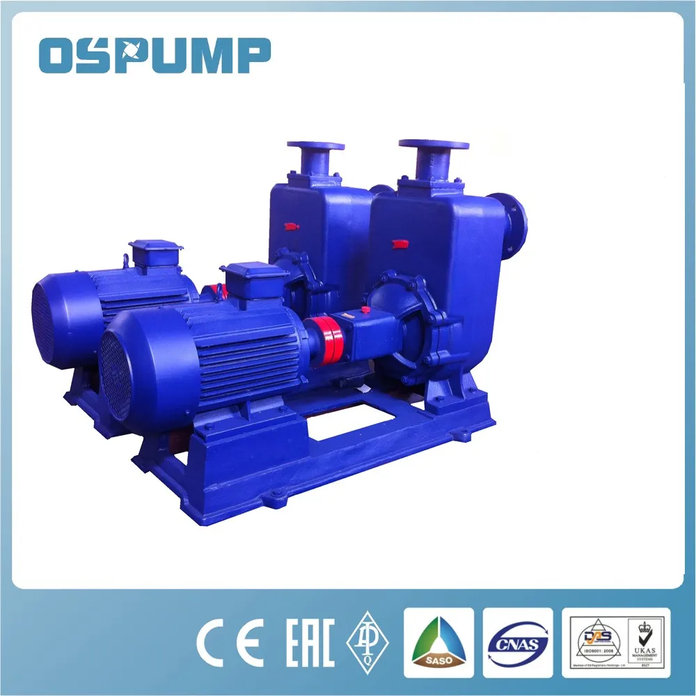 Zw Type Non-Clogging Horizontal Centrifugal Water Pump Acid and Alkali Resistant Self Priming Sewage Pump