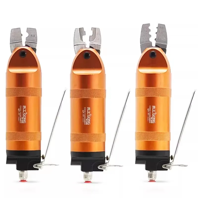 Co-Gong Pneumatische Crimpzange, isolierte Nippelklemmenzange, Ar8Wp-Crimpzange mit doppeltem Anschluss, pneumatische Zange mit bloßem Anschluss