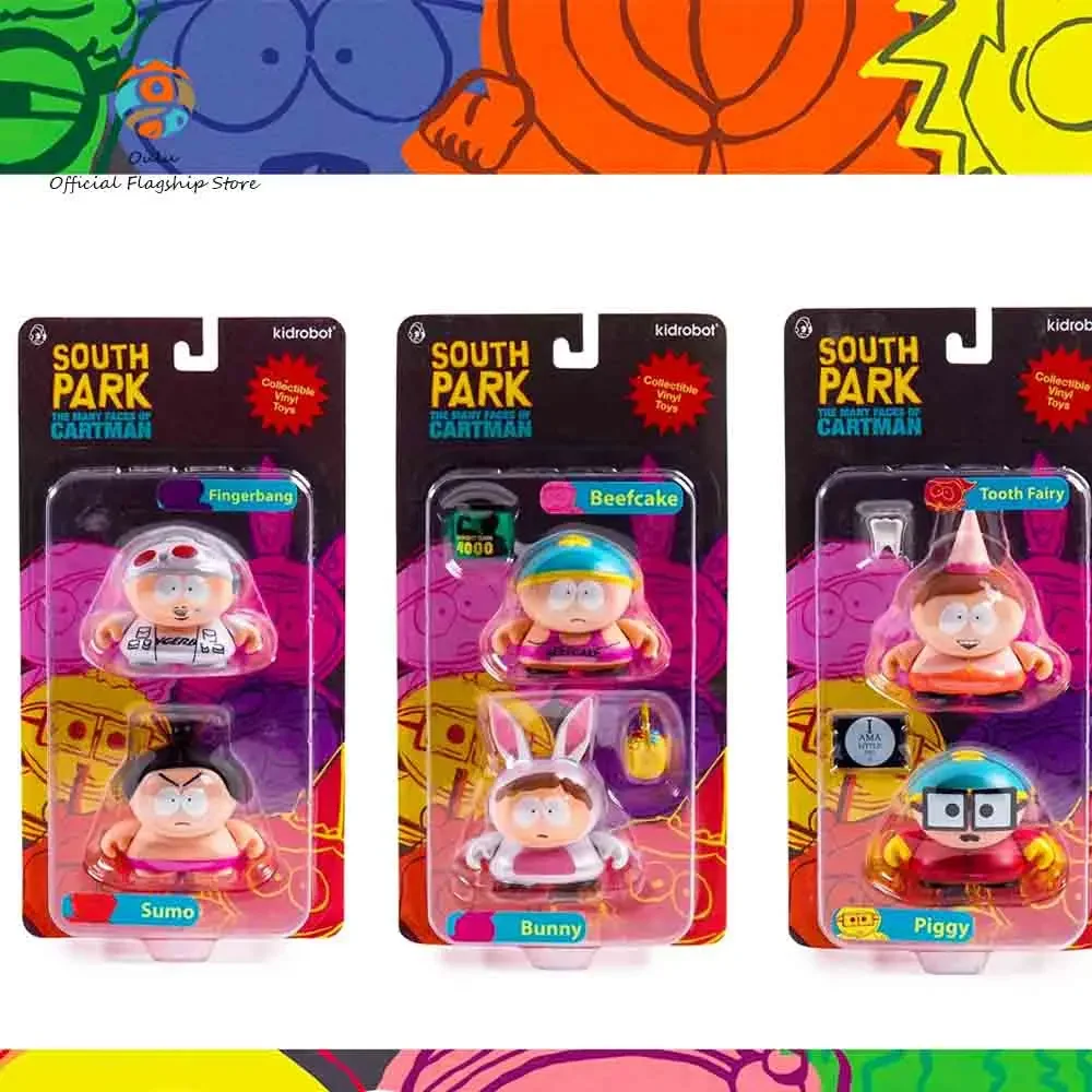 

South North Park Anime Action Figures Hangtag Figurine Southpark 6cm Figure Cute Pvc Desk Decoration Christmas Gift toys