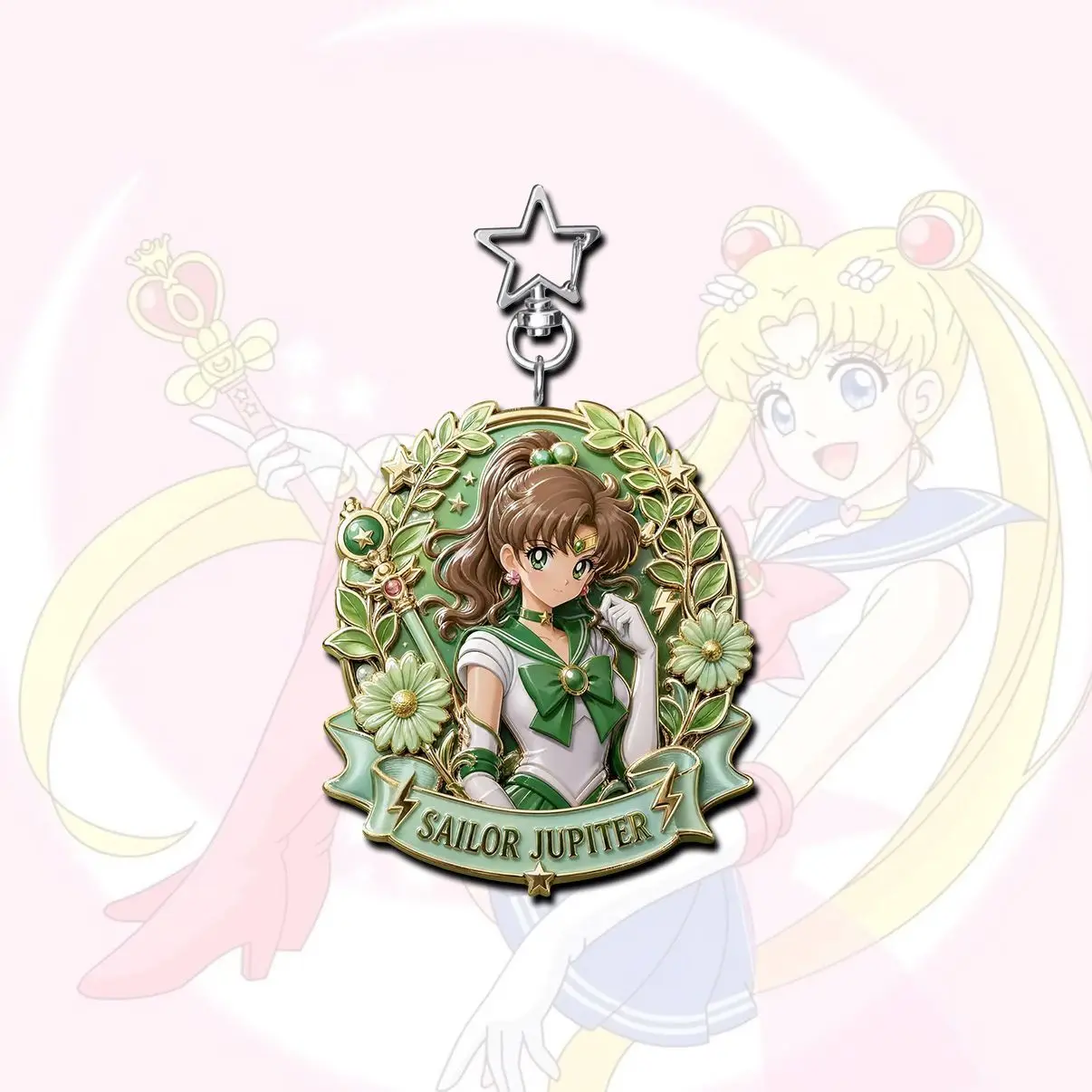 Sailor Moon Keychain Acrylic Cartoon Anime Student Bag Pendant Festival Gift for Friends view 4