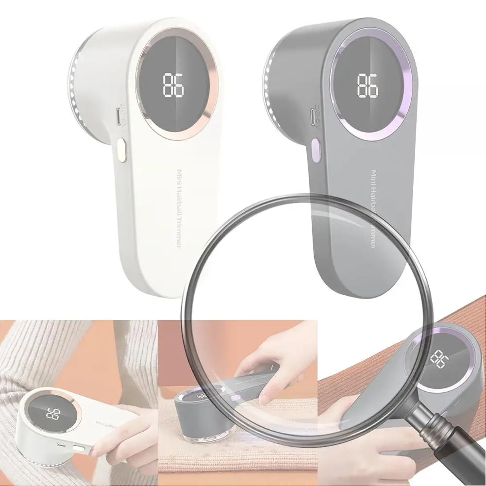 

Электрическая бритва для удаления ворса, тканевая бритва с цифровым дисплеем, электрическое средство для удаления пуха на гранулах, перезаряжаемая от USB, для одежды, свитера