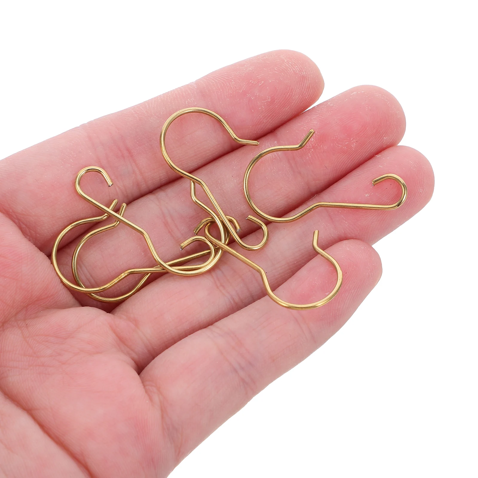 

200Pcs Holiday Decoration Hooks Versatile Metal Hooks for Mini Ornaments Outdoor Lighting Decor Camping Lanterns Hanging