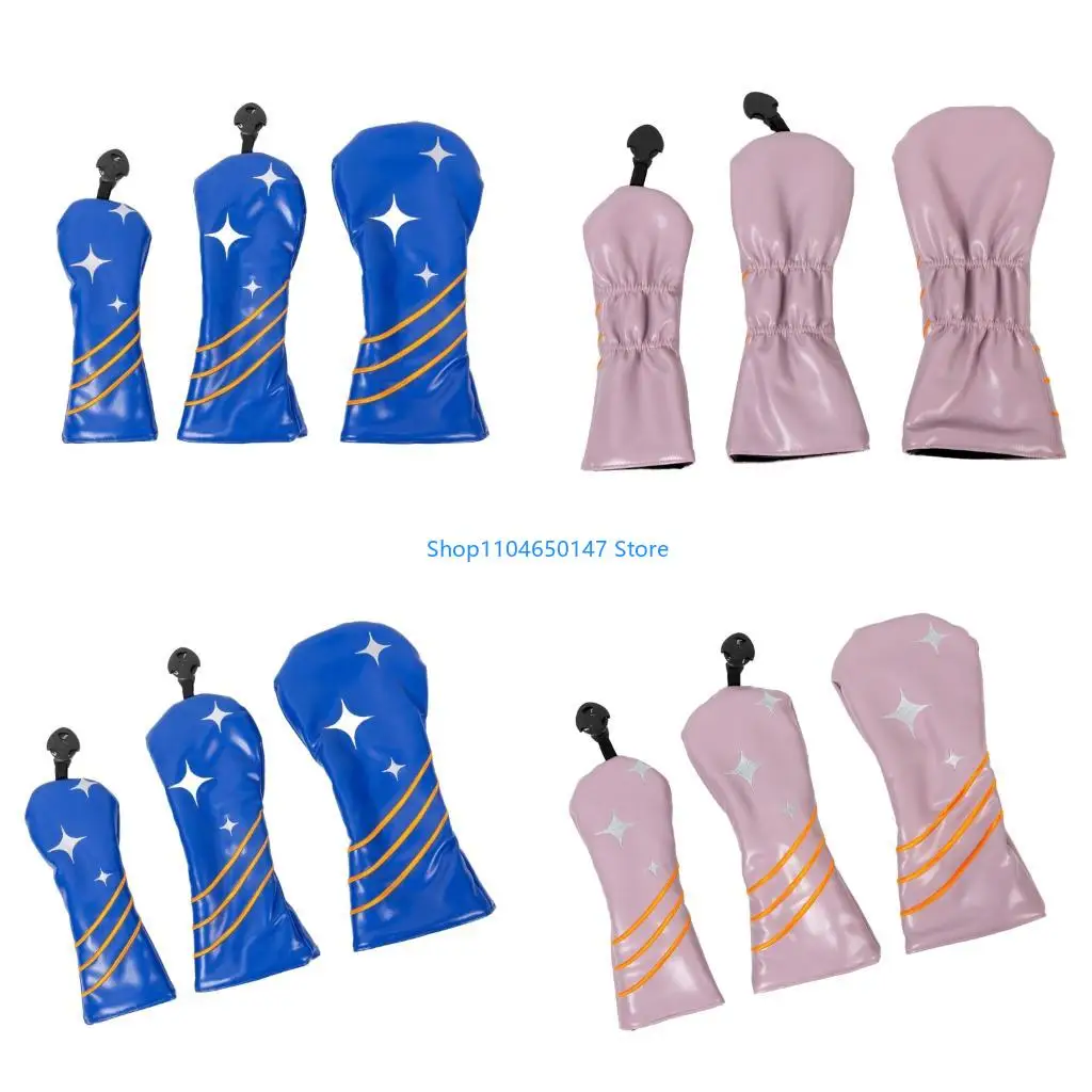 3pcs-pu-leather-golfs-club-head-cover-golfs-driver-headcover-star-pattern-fairway-heascover-hybrids-head-cover