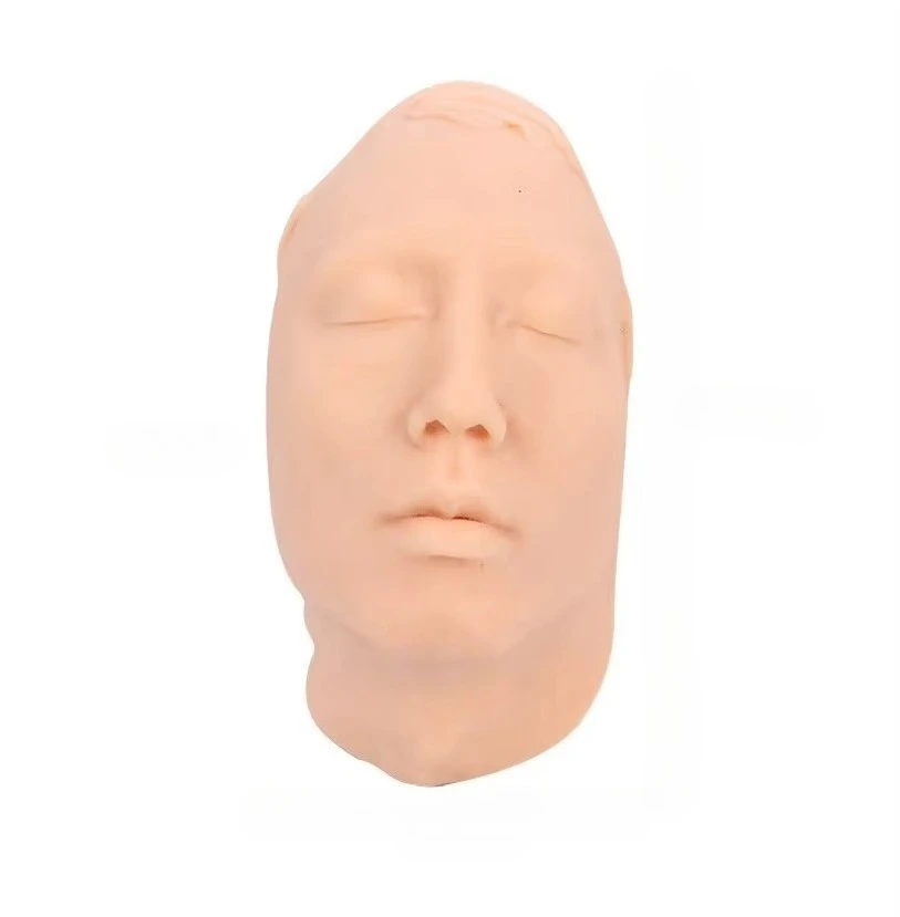 الجراحية الجلد خياطة أنثى رئيس نموذج الحياة حجم سيليكون نحت الوجه حقن البلاستيك عارضة أزياء التدريب