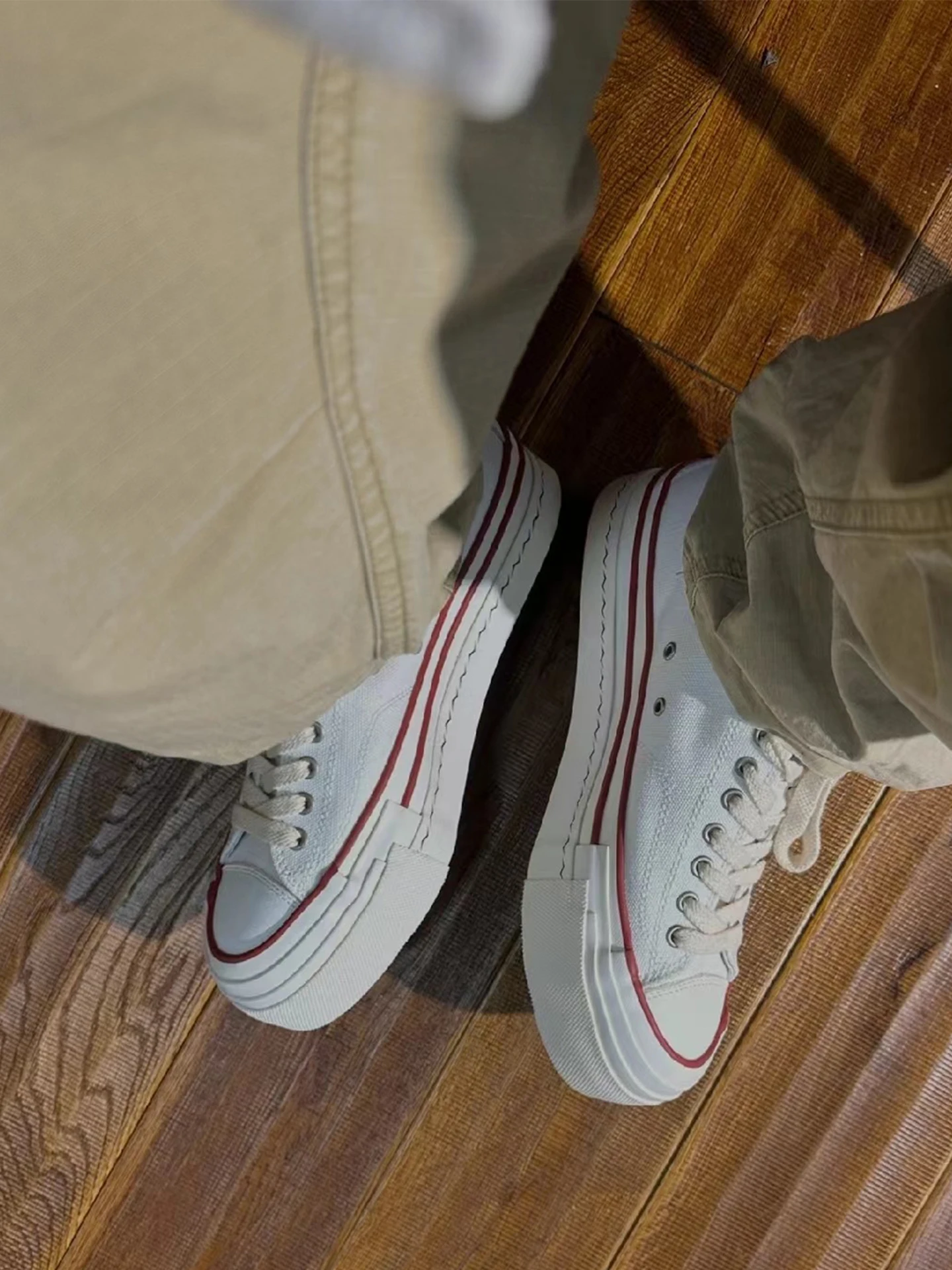 حذاء Visvim الجديد ذو الرأس الدائري كاجوال لزيادة الارتفاع