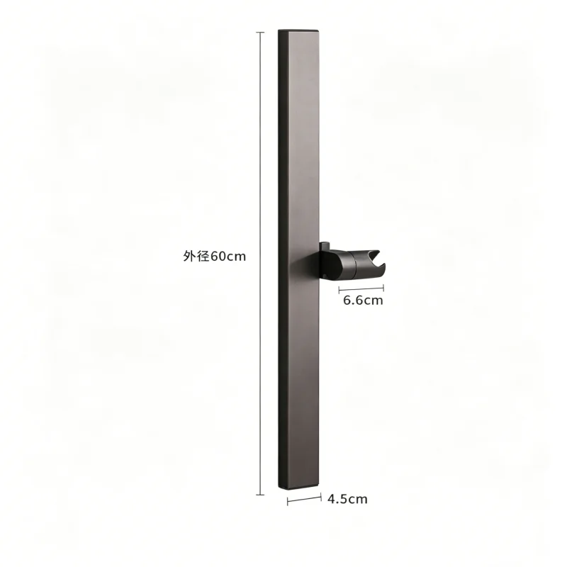 1pcs Shower Lift Rod Space Aluminum Bath Sliding Bar Wall Mounted Adjustable Rail Slide Bar Bathroom Accessories