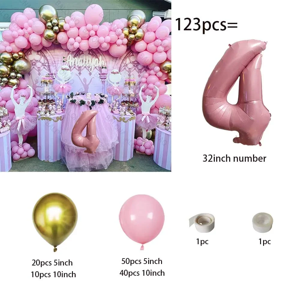 Ballet Party Decorations Balloons Set Dancing Ballerina Balloons for Girl Birthday Baby Shower Wedding Party Decorations