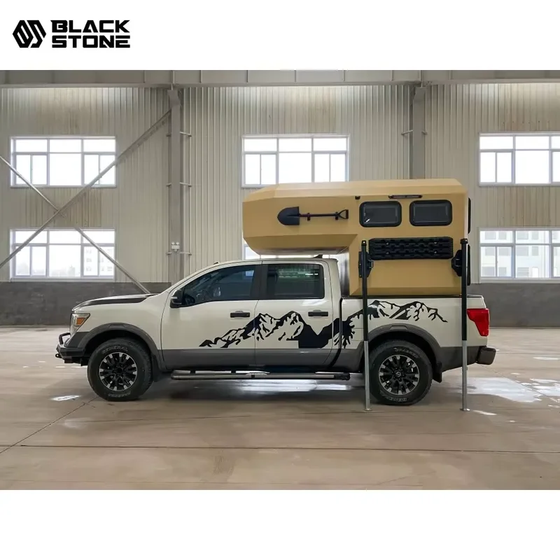Aluminum Bed Box for Overlander Truck Camper Mini Work Body Long Cargo Slide Out Slider for RVs and Campers