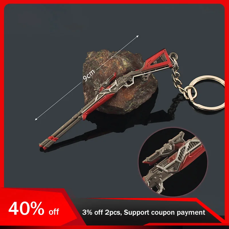 

Valorant 9cm/3.54in Keychains Pendant RGX Graphics Card Sniper Rifle Game Peripherals Model Accessories Ornaments Toys Gifts