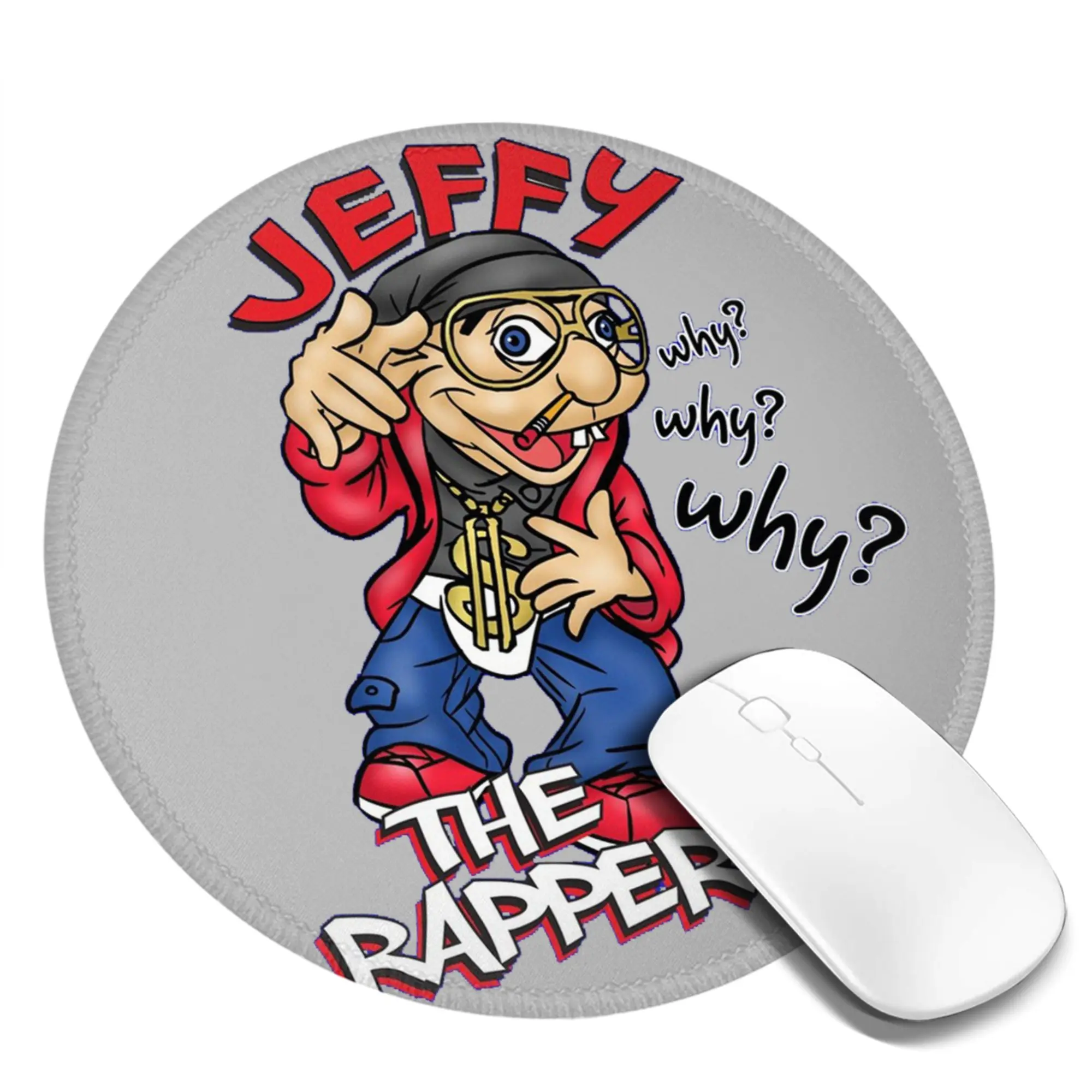 Jeffy the Rapper SML Character Mouse Pad Computer Keyboard Mouse Mat Gaming PC Laptop Desk Mat Office Accessories Table Mats