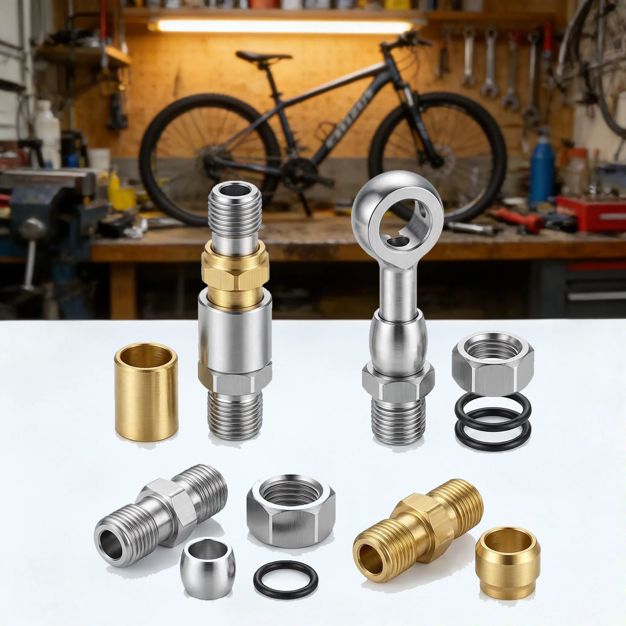 Bicycle Brake Olive Kit MT2/4/6/8 Hydraulic Oil Needle Brakes Olive-shaped Tip For Magura MT Series Brakes Repair Fittings