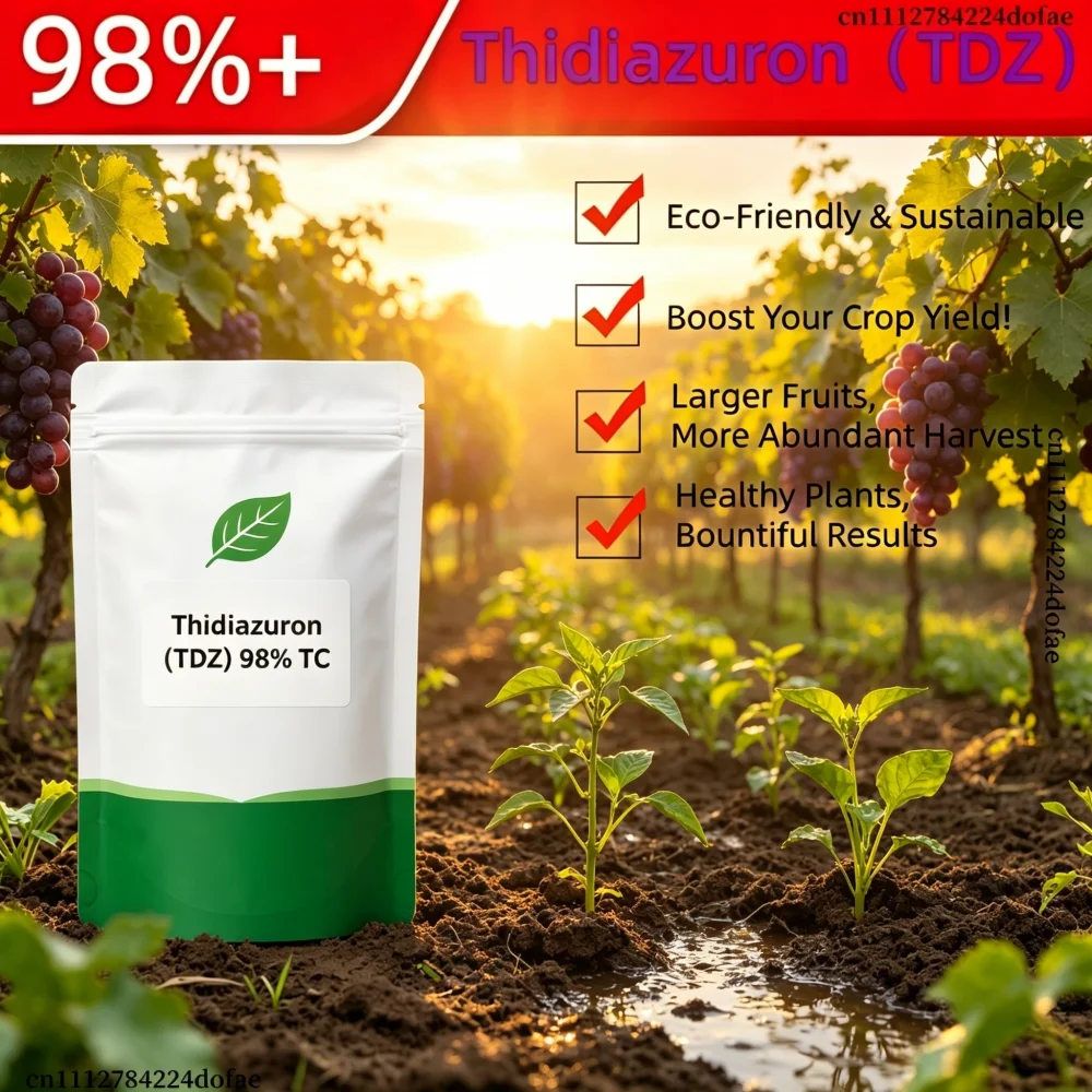 Factory Supply Thidiazuron TDZ Plant Growth Enhancer Fertilizer Raw Material, Promote Strong Roots, Enlarge Blooms, Improve Crop
